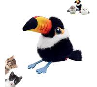 Générique Celery Pets Rechargeable Flapping Bird Cat Toy, Motion-Activated,Three-Mode Wing Flap 2025 New Interactive Cat Toys (Toucan)