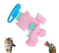 Générique Celerypet Light-Up Flying Disc Cat Launcher Set, Celery Pets Cat Toy, with Colorful Flying Propellers Set,Flying Disc Launcher Toy, for Chasing Training Hunting (Pink)