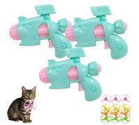 Générique Celerypet Light-Up Flying Disc Cat Launcher Set with Colorful LED Propellers, Interactive Fetch Toys for Indoor Play Training Chasing and Enrichment Activities (3 Pcs Blue)