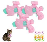 Générique Celerypet Light-Up Flying Disc Cat Launcher Set with Colorful LED Propellers, Interactive Fetch Toys for Indoor Play Training Chasing and Enrichment Activities (3 Pcs Pink)