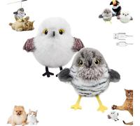 Générique Celerypets Flapping Bird Cat Toy, Celery Pets Rechargeable Flapping Bird Cat Toy, Motion Activated with Three-Mode Wing Flap, for Cats Small Dog (A+B)