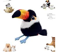 Générique Celerypets Flapping Bird Cat Toy, Celery Pets Rechargeable Flapping Bird Cat Toy, Motion Activated with Three-Mode Wing Flap, for Cats Small Dog (C)
