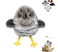 Générique Celerypets Rechargeable Flapping Bird Cat Toy, Celery Pets Flapping Bird Cat Toy, Interactive Cats Toys with Three-Mode Wing Flap, for All Cats (A)
