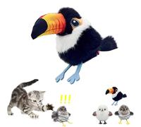 Générique Celerypets Rechargeable Flapping Bird Cat Toy, Celery Pets Interactive Cat Toys, Cats Self-Entertainment Simulation Bird Toys, Motion Activated with Three-Mode Wing Flap (Style C)