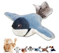 Générique CeleryPets Rechargeable Flapping Bird Cat Toy, CeleryPets Flapping Bird Cat Toy, New Interactive Cats Toys, with Three-Mode Wing Flap, for Your Favorite Pets (Color B)
