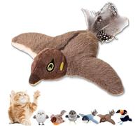 Générique CeleryPets Rechargeable Flapping Bird Cat Toy, CeleryPets Flapping Bird Cat Toy, New Interactive Cats Toys, with Three-Mode Wing Flap, for Your Favorite Pets (Color A)