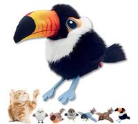 Générique CeleryPets Rechargeable Flapping Bird Cat Toy, CeleryPets Flapping Bird Cat Toy, New Interactive Cats Toys, with Three-Mode Wing Flap, for Your Favorite Pets (Color F)