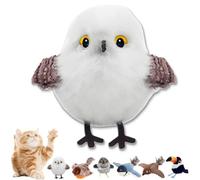 Générique CeleryPets Rechargeable Flapping Bird Cat Toy, CeleryPets Flapping Bird Cat Toy, New Interactive Cats Toys, with Three-Mode Wing Flap, for Your Favorite Pets (Color E)