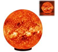 Générique Celestial Body Decor Night Light,Realistic 3D Celestial Planet Lamp,Globe Nightlight Star Solar System Light,Jupiter Earth Sun Night Lights for Room Space Decor Ambiance Lamp (Sun)