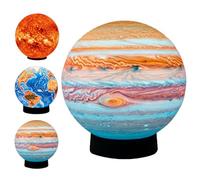 Générique Celestial Body Decor Night Light, Realistic 3D Celestial Planet Lamp, Globe Nightlight, Unique Planet Mood Lighting Lamp Decors, for Living Room, Bedroom, Home Decor (Jupiter)