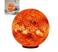 Générique Celestial Body Decor Night Light, Realistic 3D Star Solar System Lamp, Unique Jupiter Globe Mood Lighting Lamps for Bedroom Ambience and Space Lovers Gifts