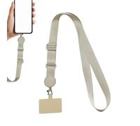 Générique Cell Phone Lanyard Adjustable Nylon Strap, Anti-Lost Removable Phone Case Strap 70x2.5cm, Multifunctional Neck Holder for Mobile Credit Card Wallet Convenience and Security