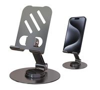 Générique Cell Phone Stand 360° Rotating Foldable Holder, Lightweight Portable Desk and Tablet Phone Stand for Mobile Devices, Hands-Free Viewing and Video Calls