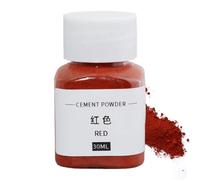 Générique Cement Color Pigment - 30ml Iron Oxide Powder, Concrete Dye, Artistic Decorative Paint | Pigment for Concrete Clay Lime Plaster Masonry Paint Products Craft Coloring
