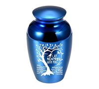 Générique Cendres Funéraires pour Animaux de Compagnie, Urne Funéraire pour Chat, Urne Décorative pour Animaux de Compagnie et Chiens, Bleu