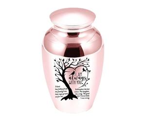 Générique Cendres Funéraires pour Animaux de Compagnie, Urne Funéraire pour Chat, Urne Décorative pour Animaux de Compagnie et Chiens, Rose doré