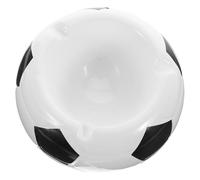 Générique Cendrier Céramique Forme Ballon de Foot Résistant Chaleur Ashtray Décoratif Bureau et Maison Multi-emplacements pour Cendres Accessoire Portable pour Fumeurs Sportifs