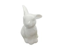 Générique Ceramic Bunny Figurine - Porcelain | Rabbit Sculpture - Statuette De Lapin en Céramique | Figura De Conejo Porcelana | Coniglio Ceramica | 2026 Pro | Table Centerpiece | Tiered Tray | White