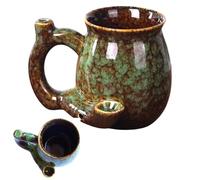 Générique Ceramic Coffee Cup - Sturdy Handle Drinkware | Microwave and Dishwasher Safe Design, Ideal for Tea Coffee Hot Chocolate or Cold Beverages, Kitchen, Office, Home, and Gift Use