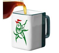 Générique Ceramic Coffee Mug - 400ml Mahjong Water Cup | Authentic Chinese Style Ceramic Mug, Novelty Coffee Mugs, For Women Men Family Friends Home Kitchen Travel Work