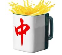 Générique Ceramic Coffee Mug -Coffee Mug 400ml | Wall Coffe Cup, Mahjong Novelty Water Drinkware - Retromug For Women Men Family Friends Morning Break Travel Work