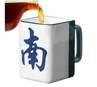 Générique Ceramic Coffee Mug -Coffee Mug 400ml | Wall Coffe Cup, Mahjong Novelty Water Drinkware - Retromug For Women Men Family Friends Morning Break Travel Work