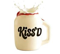 Générique Ceramic Coffee Mug - Funny Lip Shape Drinking Cup, Decorative Coffee Mug For Hot Chocolate Juice Beer Milk | Cute Novelty Cup For Women Men Kids, Kitchen Farmhouse Gift For Friends Mom