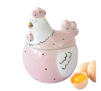 Générique Ceramic Cookie Jar - Decorative Chicken Box | Large Kitchen Storage Jar with Lid, Ceramic Sugar and Container with Sealed Cover for Countertop Display, Farmhouse Kitchen Decor