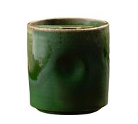 Générique Ceramic Cup with Sip Hole - 500ml Tea Mug, No Handle Travel Tumbler with Splash-Proof Lid, Premium Stoneware, Heat-Retaining Walls, for Men Travelers Home Car Office Travel