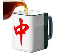 Générique Ceramic Mug Cup - Tea Drinking Vessel, Rounded Shape with Easy Hold Handle, High Temperature Fired with Gloss, Beverage Mug Look, Coffee Tea Cup for Home Office