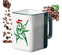 Générique Ceramic Mug Cup - Tea Drinking Vessel, Rounded Shape with Easy Hold Handle, High Temperature Fired with Gloss, Beverage Mug Look, Coffee Tea Cup for Home Office