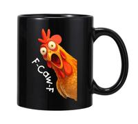 Générique Ceramic Mug - Funny Rooster Cup, Work Milk Drinkware | Cool Pattern Tea Cup for Men, Tea, Work, Coffee, Milk, Hot Cocoa, Beverage, Ceramic, Birthday, Work, Milk, Cocoa,