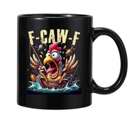 Générique Ceramic Mug - Funny Rooster Cup, Work Milk Drinkware | Cool Pattern Tea Cup for Men, Tea, Work, Coffee, Milk, Hot Cocoa, Beverage, Ceramic, Birthday, Work, Milk, Cocoa,