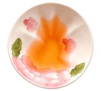 Générique Ceramic Tea Bowl - Floral Art Aesthetic, Wide Mouth Design, Comfortable Grip Shape, Artisan Brewing Vessel, Elegant Beverage Holder | For Office Desk Decor
