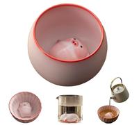 Générique Ceramic Tea Pet Piggy Cartoon Tea Cup,Funny Cartoon Ceramic Pig Teas Pet,Spit Bubbles Little Pigs Statue Teas Pets Ornament for Living Room Office (D)