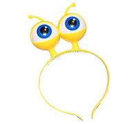 Générique Cerceau à cheveux avec oculaire extraterrestre, bandeau lumineux clignotant LED, accessoires pour cheveux, cadeaux de fête lumineux pour, bandeau extraterrestre lumineux, de fête