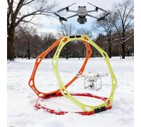 Générique Cerceau de Piste d'entraînement de Course RC FPV, Kit de Portes de Parcours d'obstacles for Drone étanche avec Clip, système de Boucle de Jeu d'hélicoptère RC for la compétition(50CM)