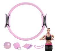 Générique Cercles De Fitness Pilates - Anneau De Cercle De Pilates | Ensemble D'anneaux De Pilates | Sangle D'assistance D'étirement | Anneau De Support De Ballon De Yoga | Kit De Pilates