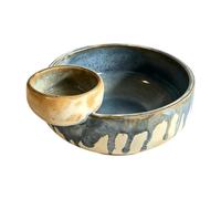 Générique Cereal Bowls - 3D Printed, Large Capacity Salad Bowl With Dip Cup