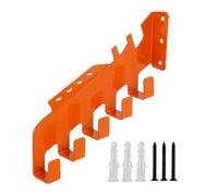 Générique Chain Hanger, 6.9in Chainsaw Storage for Wall Mount, Heavy Duty Rack, Five Hook Design, Easy Use, Tool Storage Rack, Chain Saw Accessories for Gardening Shed Workshop, Standard Size