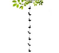 Générique Chaîne de de gouttière - Version de Rechange 8 Godets en métal thème Oiseau | Chaîne de pour gouttières - pour paysagistes, propriétaires, Toit, Jardin, Cour intérieure