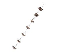 Générique Chaîne de Pluie en Fer exquise avec, Bronze Umbrella Rain | Combine une distraction d ' eau pratique avec un décor de cour élégant pour la décoration de drainage de gouttière de