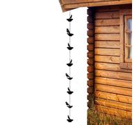 Générique Chaîne de Pluie,Thème Oiseau, Remplacement 8 Tasses | Chaîne de gouttière pour Fortes pluies - pour Jardin Cour Paysagiste