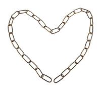 Générique Chaîne Suspendre en Métal 3 MM Fil Diamètre Finition Cuivre Ancien Longueur 1 Mètre Cordon Suspendre Réglable pour Lampe Suspendue Lustre et Luminaire D’Éclairage Intérieur