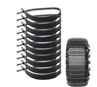 Générique Chaînes antidérapantes, 10 pièces Chaînes de sécurité Hivernales réutilisables pour Neige, Glace et Boue, câbles de Traction d'urgence pour Voitures, SUV et camions