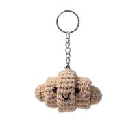 Générique Chaînes de clés drôles pour les clés de voiture - Charme de nourriture en polyester pour le sac à main | 2,76x1.77x1,77 pouces cllés au crochet, adorable pendentif en sac d'école, à