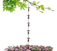 Générique Chaînes de Pluie Champignon pour l'extérieur - d'eau de Remplacement en métal Rustique | Chaîne de récupération d'eau de Pluie,Décoration Jardin Terrasse Patio Maison