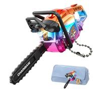 Générique Chainsaw Keychain - Funny Chainsaw Shape Backpack And Bag Pendant | Creative Mini Keyring Accessory | Portable Decorative Key Chain For Women Men Adults Kids Friends Family Birthday Holiday