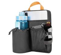 Générique Chair Cup Holder, Lightweight Beach Cup Holders, 10.63x10.24 inches Multifunctional, Organizer with Handle for Water Bottle, Mobile Phone, Keys, Cards, Sunglasses, Portable Storage