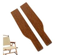 Générique Chair Wood Rail, Widened Smooth Armrest, 12.6x2.24in Polished Wooden, Folding Chairs Accessory, Multifunctional Support Piece for Camping, Chair Upgrade, Home, Furniture